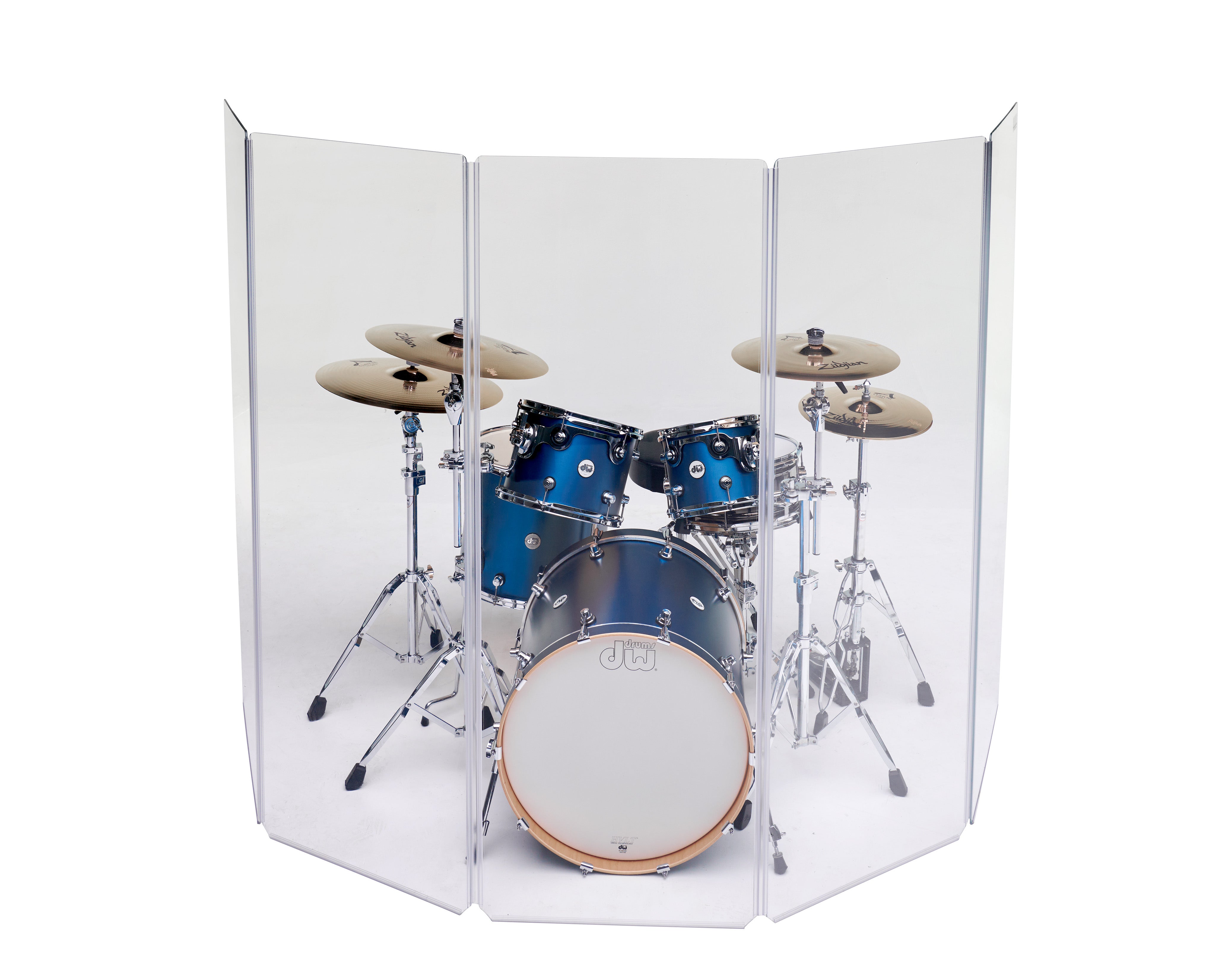 ClearSonic A2466x5 5-Panel Acrylic Drum Shield